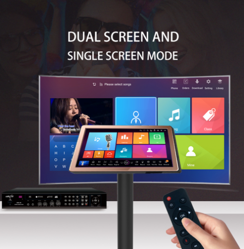 4K karaoke player system Android ktv box with touch screen ktv package