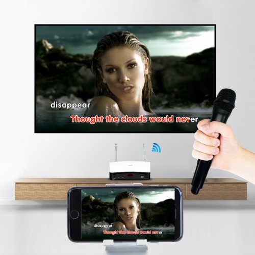 Karaoke player Karaoke with wireless wifi display microphone miracast airplay DLNA