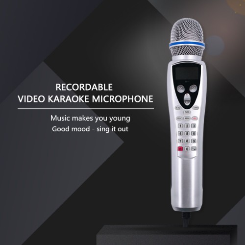 Good Wholesale Vendors Karaoke Microphone And Speaker - karaoke microphone player handheld mini videoke kids magic sing record player – sanjin